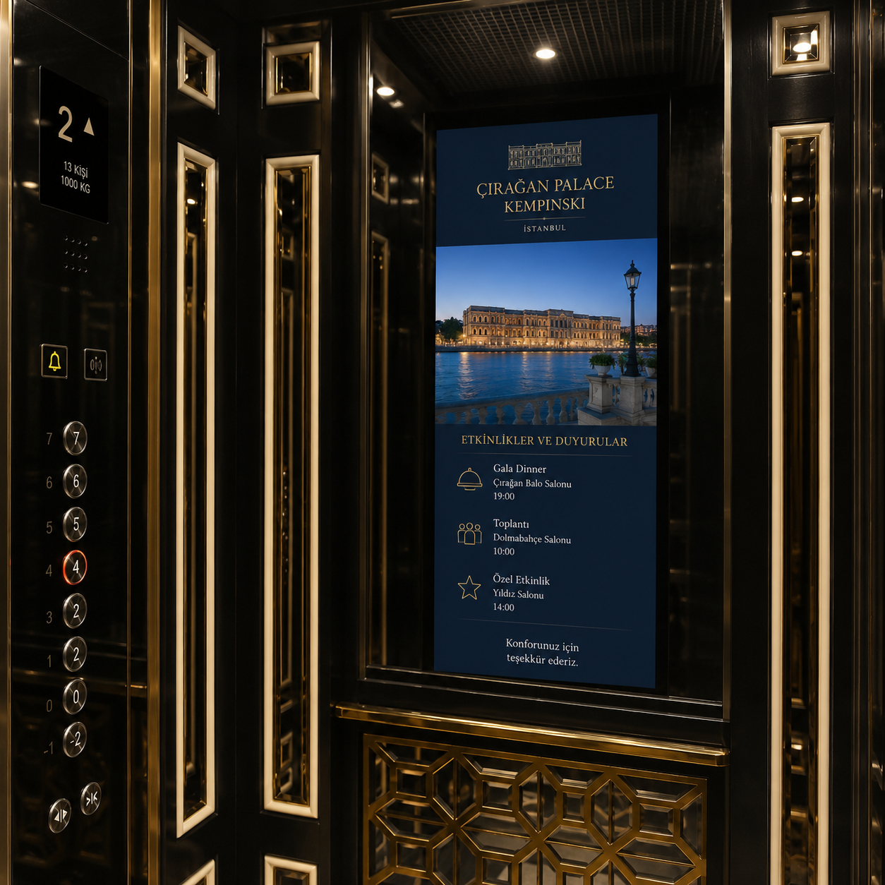Liftreen Digital Elevator Screen